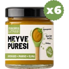 Makarna Lütfen Avantajlı Meyve Püresi (Avokado-Mango-Elma) 6X130 G