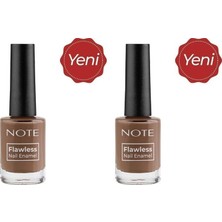Belirtilmemiş Note Nail Flawless Oje 57 Cappuccino, Kahverengi 2li Paket