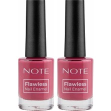 Belirtilmemiş Note Nail Flawless Oje 88 Blushed Raspberry, Pembe 2li Paket