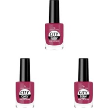 Belirtilmemiş City Color Nail Lacquer Oje (No: 30) 3lü Paket