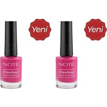 Belirtilmemiş Note Nail Flawless Oje 92 Jasmine, Pembe 2li Paket