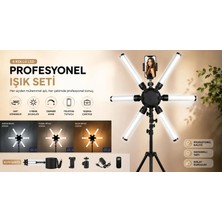 CAILON Mega Yıldız LED Stüdyo Çekim Işığı 120W Ürün Konsept Makyaj Youtube Fotoğraf Video Işığı