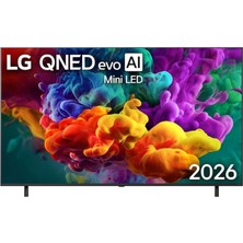 Lg 86QNED87B6A 86 Inç 218 cm 4K Miniled Smart Tv Aı Sihirli Kumanda HDR10 WEBOS26