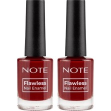 Belirtilmemiş Note Nail Flawless Oje 36 Your Heart, Kırmızı (2 Paketi)
