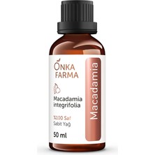 Belirtilmemiş Onka Farma Macadamia Makademya Yağı 50 ml