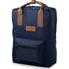 Belirtilmemiş Unisex Su Geçirmez Imperteks Kumaş 15.6 Inç Laptop Bölmeli Sırt Çantası
