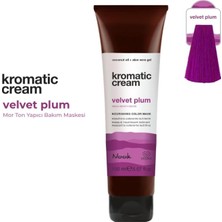 Belirtilmemiş Nook Kromatic Cream Velvet Plum Saç Maskesi, 150ML, Vegan Silikonsuz, Mor Ton Yoğunlaştırıcı