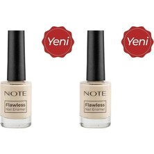 Belirtilmemiş Note Nail Flawless Oje 46 Cream Beige, Bej 2li Paket