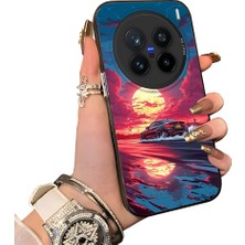 HONTINGA Vivo X200 Pro ile Uyumlu Kılıf Silikon Kenar Sert Arka Kamera Koruyucu Basitlik Anti Düşme Kamera Korumalı Spor Araba Desen Couple Telefon Kılıfı Kadın ve Erkek Için Uygundur K1-1532