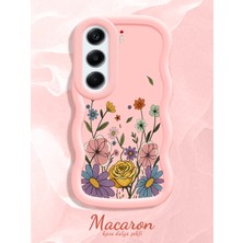 HONTINGA Tecno Camon 40 Pro 5g Uyumlu Kılıf Düşüme Önleyici Basitlik Anti Düşme Kamera Koruyucu Basit Pembe Yumuşak Silikon Couple Telefon Kılıfı Çiçekli Desen K9-0278