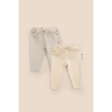 Little Gusto Sophie la girafe Organik Pamuk 2'li Bebek Pantolonu