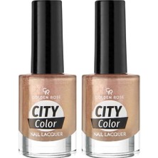 Belirtilmemiş City Color Nail Lacquer No:81 - Oje 2li Paket