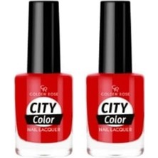 Belirtilmemiş City Color Nail Lacquer No:43 2li Paket