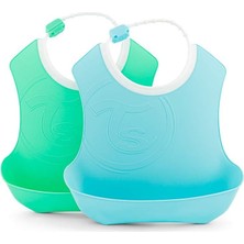 Belirtilmemiş Twistshake Bebek Önlüğü 2’li Paket, Yeşil (4 Ay+)