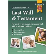 Belirtilmemiş Last Will & Testament Kit (Do It Yourself Kit)