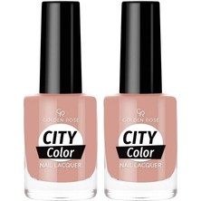 Belirtilmemiş City Color Nail Lacquer Oje (No: 19) 2li Paket