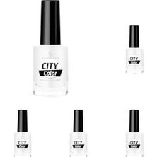 Belirtilmemiş City Color Nail Lacquer Oje (No: 03) 5li Paket