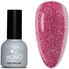Belirtilmemiş Momo Professional Disko Kalıcı Oje D006 Kırmızı 10 Ml, Reflective Flash Gel Polish