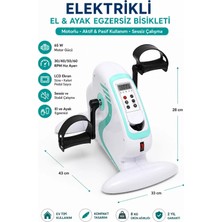 Maxi 120 kg Ev Tipi Elektrikli Egzersiz Bisikleti, Motorlu El Kol Ayak Egzersiz Pedalı