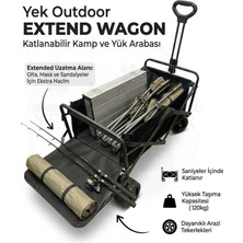 Belirtilmemiş Extend Wagon Katlanabilir Kamp Yük Arabası