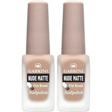 Belirtilmemiş Gabrini Nude Matte Nail Polish 6 1 Paket (1 x 1 Adet) 2li Paket