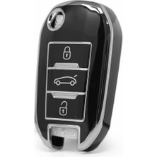Satışmax Peugeot 301 307 308 208 508 2008 3008 Partner Van Nano Sustali Anahtar Koruma Kılıfı