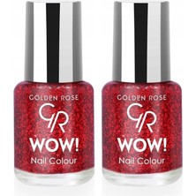Belirtilmemiş Wow Nail Color Glitter NO:209 - Oje 2li Paket