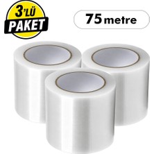 Unitape Uni Tape Uv Katkılı Şeffaf Sera Tamir Bandı 3 ADET100 mm x 25 mt - Pe Sera Naylonu Bandı