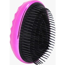 Belirtilmemiş Sanec Neon Pembe Düzleştirici Tarak Geniş Aralıklı Her Saç Tipine Uygun Fırçalı Saç Düzleştirici