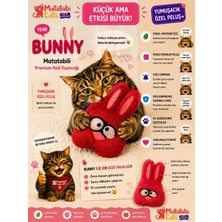 Matatabi Cats Bunny Peluş Kedi Oyuncağı–matatabi Içerikli, Dayanıklı,kediler Için Eğlenceli Oyuncak