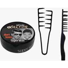 Belirtilmemiş Fontenay Sector Süper Wax Wet Look Islak Görünüm Wax 150ML, Tarak 2'li Set, Erkek
