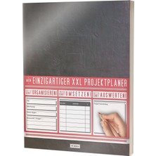 Belirtilmemiş Mein Einzigartiger Xxl Projektplaner: Planen, Umsetzen, Auswerten! / 122 Seiten, Register, Kontakte