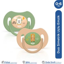 Wee Baby Duo Ortodontik Simetrik Yumuşak Silikon Uçlu Emzik 0-6 Ay