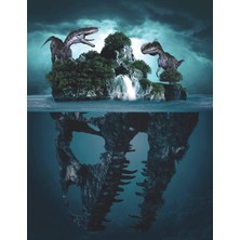 Belirtilmemiş Dinosaur Composition Book: Wide Ruled Paper: 8.5 x 11 Inches 200 Pages (100 Sheets)
