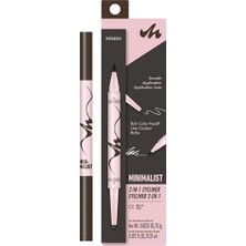 Belirtilmemiş Miniso Minimalist Serisi Çift Taraflı Eyeliner (01 Siyah), 2017454212109