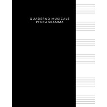 Belirtilmemiş Quaderno Musicale Pentagramma: Quaderno Pentagrammato,quaderno Pentagrammato Per Musica (Italian Ed
