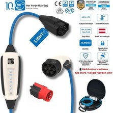NRGkick Basic Plus Set 16A Light 11KW 7.5m Ac Mobil Monofaze & Trifaze Şarj (Wallbox)