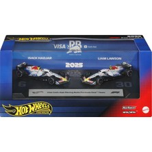 Hot Wheels Premium Visa Cash App Racing Bulls Formula 1 2'li Paket | Lawson ve Hadjar'ın Yarış Arabalarıyla JMM94