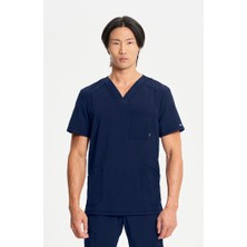 Cherokee Infinity CKE900A Erkek Scrubs Tek Üst – Ithal, , 4 Yönlü Esnek, Nem Emici Premium Doktor / Hemşire Üstü