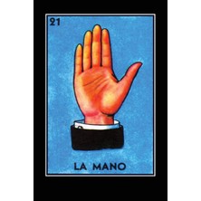 Belirtilmemiş La Mano Loteria Card Journal: Notebook, Lined, 120 Pages, 6x9 Inches