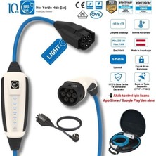 NRGkick Başlangıç Plus 16A Light 11KW 5 Metre Ac Mobil Elektrikli Araç Şarj Istasyonu Ev Prizli (Wallbox)