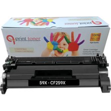 QPRİNT TONER Hp 59X-CF259X Çipsiz Muadil Toner