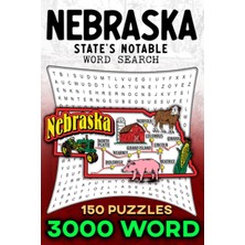 Belirtilmemiş Independently Published Nebraska State's Notable Word Search Notebook: Cornhusker State Chronicles: