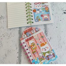 Mikasso A6 Ayraçlı Spiralli Konsept Defter Not Defteri Çizgili Defter 80 Yaprak 1 Adet Karton Spiralli Çizgi