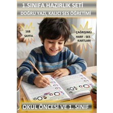 Mikasso Okul Öncesi 1. Sınıfa Okuma Yazma Öğretimi Etkinlik Aktivite Hazırlık Defteri Kitabı Yazı 1 Tam Set