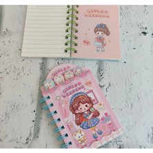 Mikasso A6 Ayraçlı Spiralli Konsept Defter Not Defteri Çizgili Defter 80 Yaprak 1 Adet Karton Spiralli Çizgi