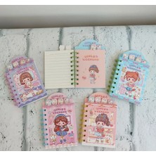 Mikasso A6 Ayraçlı Spiralli Konsept Defter Not Defteri Çizgili Defter 80 Yaprak 1 Adet Karton Spiralli Çizgi