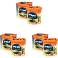 Belirtilmemiş Areon Gel Can Tutti Frutti Araç Bardaklık Kokusu (3 Paketi)