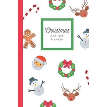 Belirtilmemiş Christmas Gift List Planner: Lined, Notebook, Blank, List Making, Organiser