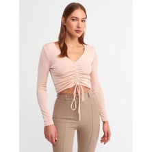 Belirtilmemiş 3795 Büzgülü Top-Pudra